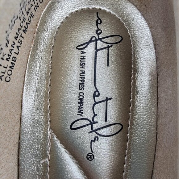 Soft Style EUC Women's 7.5 USA Style# H79652 Slip On Low Heel Cream Pumps - Picture 9 of 12